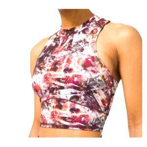 Lululemon Cropped Tank Size 6 Urbantricity Multi/Terracotta - Size Small